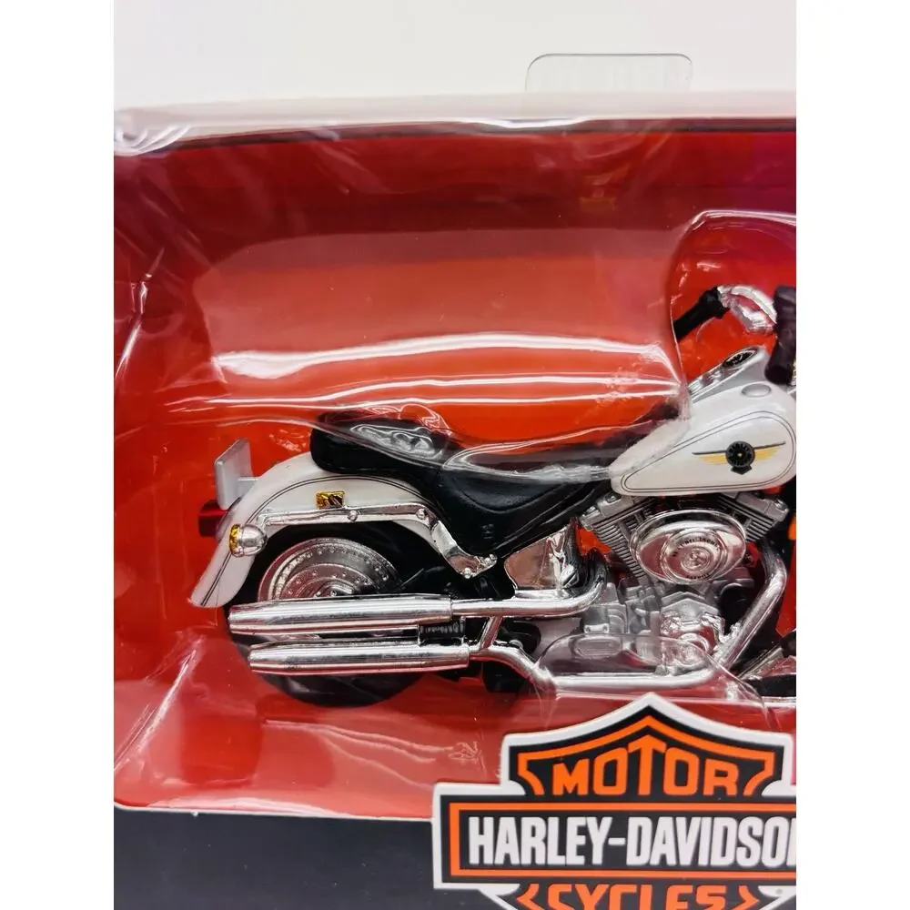 Maisto 1:18 Harley Davidson 2000 FLSTF Fat Boy Diecast Motorcycle Series 10 New